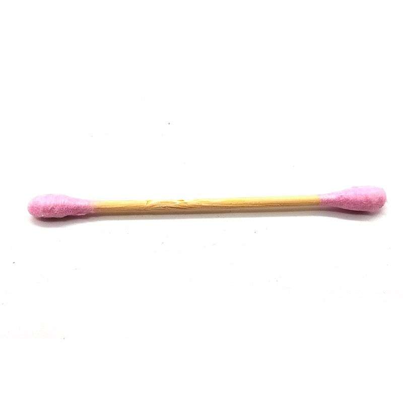 purpleX Eco-Friendly Bamboo Earbuds x 500 - Cotton Buds Pack - Pink