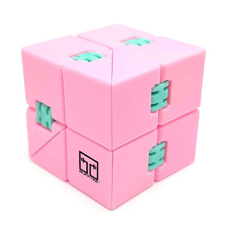 Bufftee Infinity Cube Fidget- Folding Magic Cube - Tesseract Milkshake