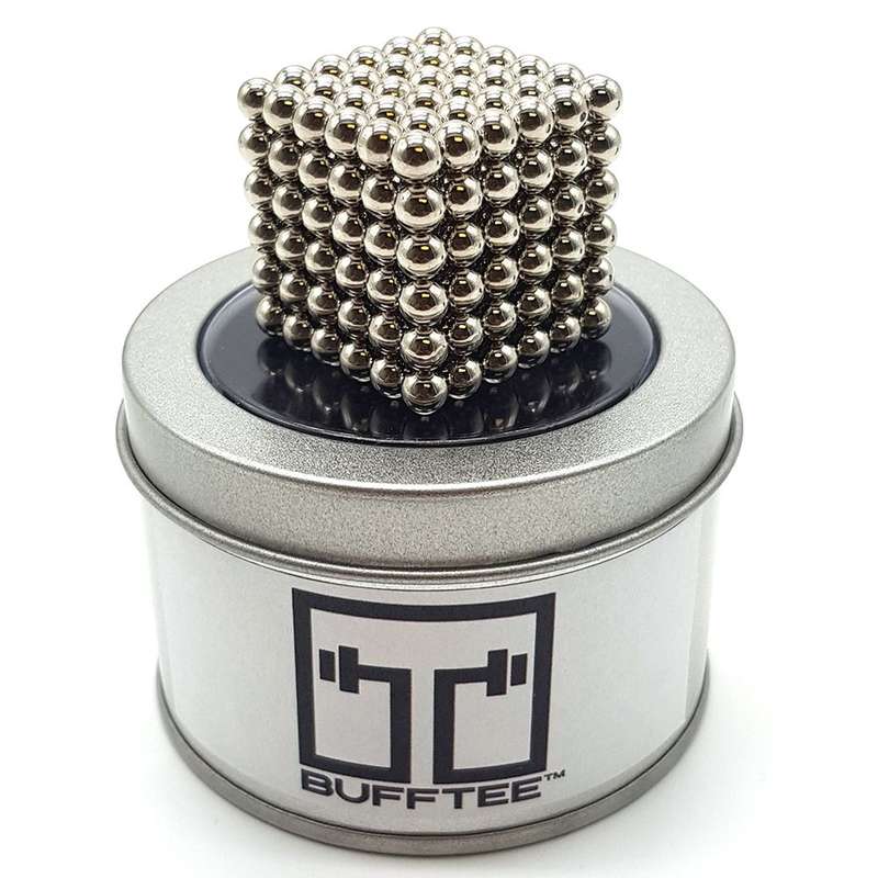 Bufftee Small Magnetic- Chrome Ball Barings - Fidget Balls