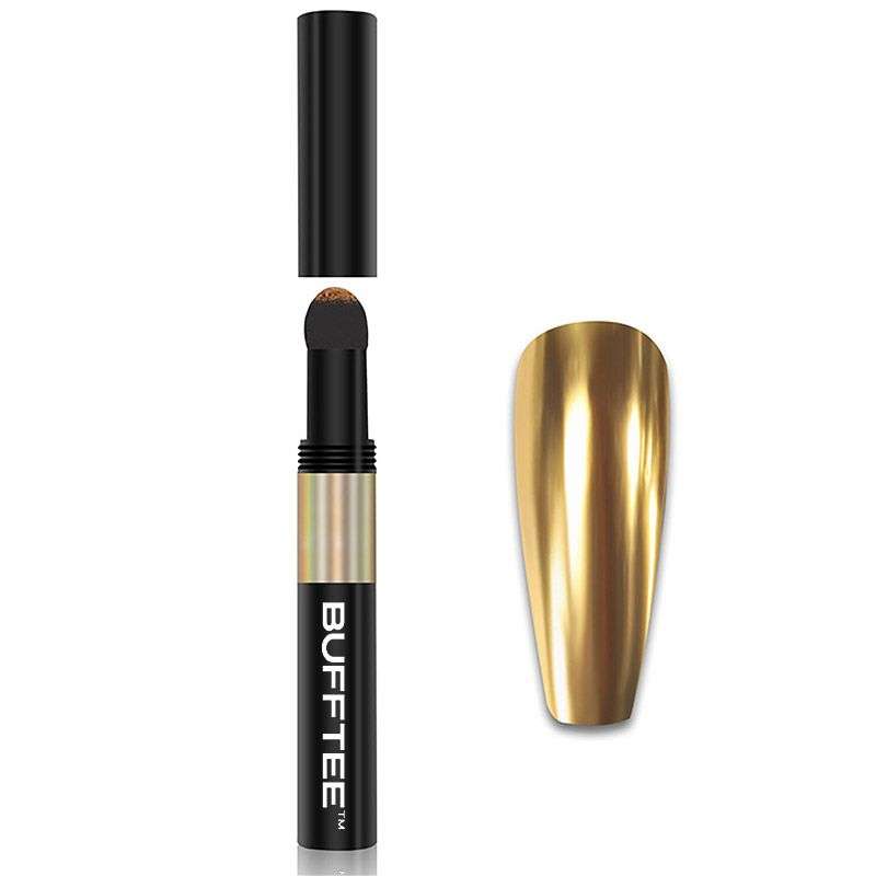 Bufftee Magic Powder Chrome Pen - Aurora Powder Air Cushion Nail Art Pen