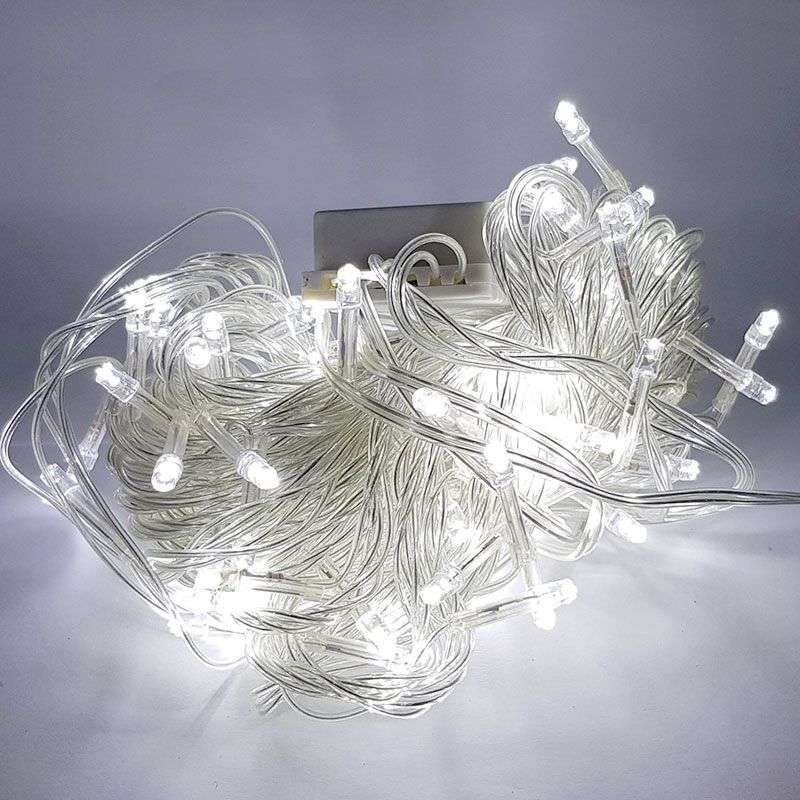 Bufftee LED String White Light Decorative Christmas Fairy Lights 8 Meter