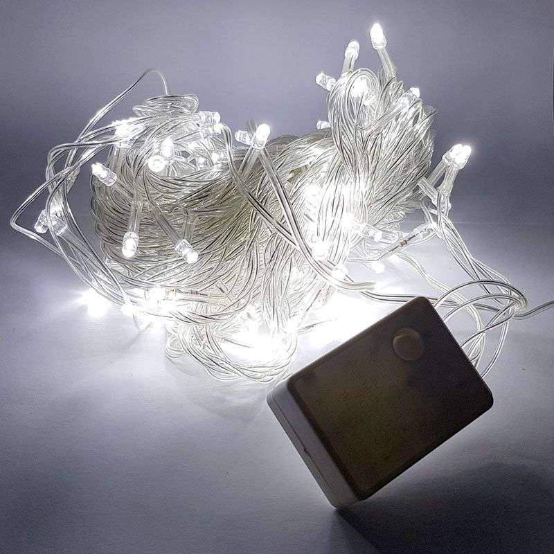 Bufftee LED String White Light Decorative Christmas Fairy Lights 8 Meter