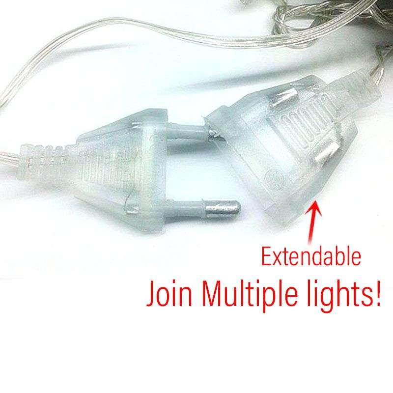 Bufftee LED String White Light Decorative Christmas Fairy Lights 8 Meter