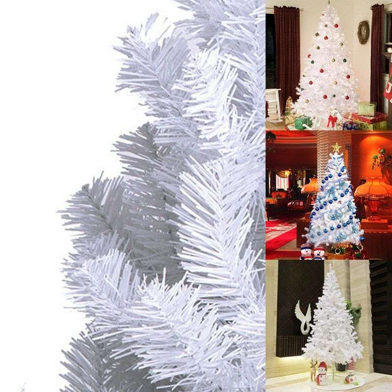 Bufftee Snow White Christmas Tree 1.2m - Portable with Metal Stand