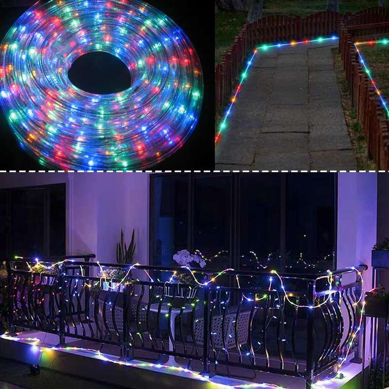 Waterproof LED 10 Meter Rope Strip Light RGB Color Christmas Light