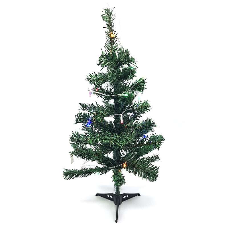 60cm Small  Plastic Christmas Tree With Lights