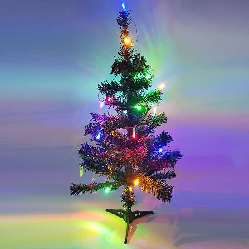 60cm Small  Plastic Christmas Tree With Lights