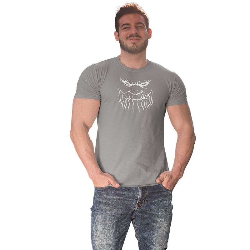 Bufftee Thanos Face End Game T-Shirt Unisex - Greynos