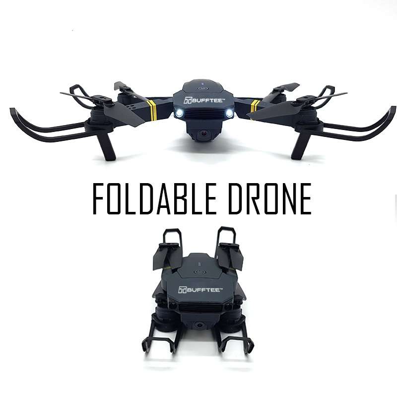 BUFFTEE Micro Foldable Drone with Adjustable Camera