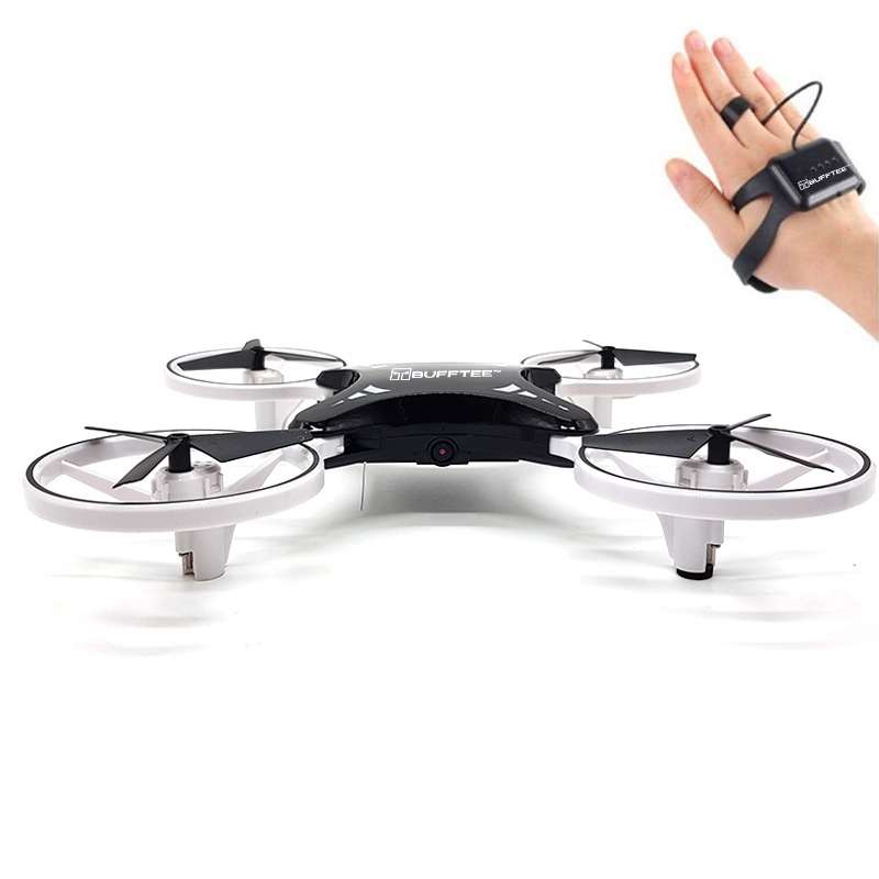 BUFFTEE Mini Tracker Quadcopter Drone with Hand Sensor Control