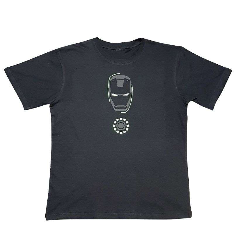 Bufftee Glow In The Dark Iron Man T-Shirt Unisex - Toxic Glow