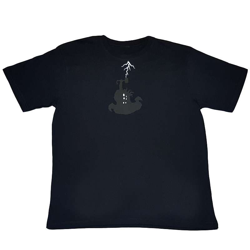 Bufftee Glow In The Dark Unisex God Of Thunder Tee -165g T-Shirt