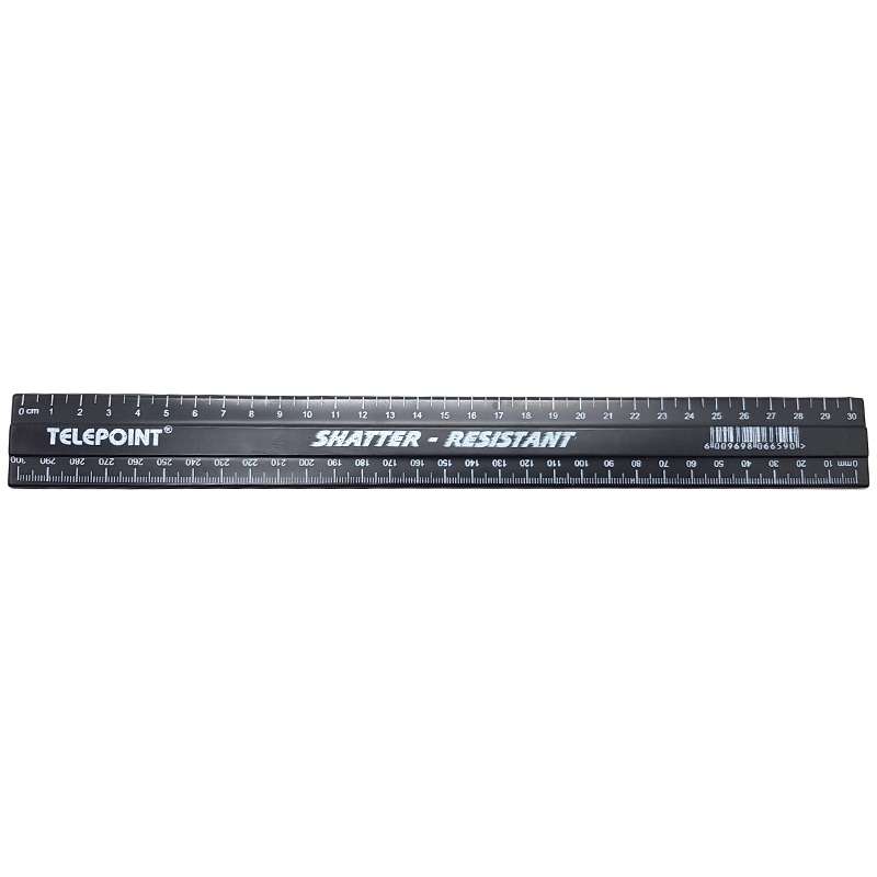Telepoint Shatter Resistant Ruler- 2 Pack