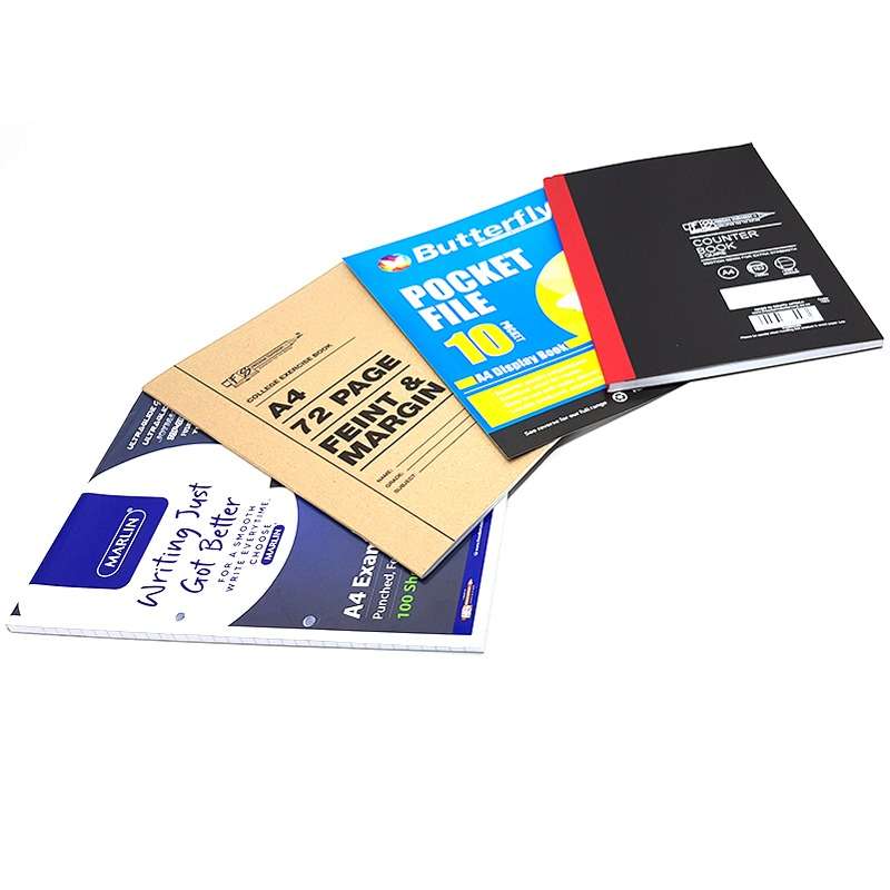 Exam Pad, Pocket File, Soft & Hard Cover Exercise book School Set