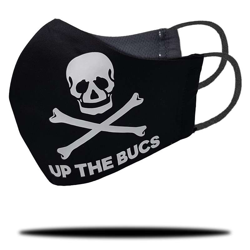 Bufftee Orlando Pirates 3 Ply Face Mask Pirates Cotton Face Mask - 2 Pack