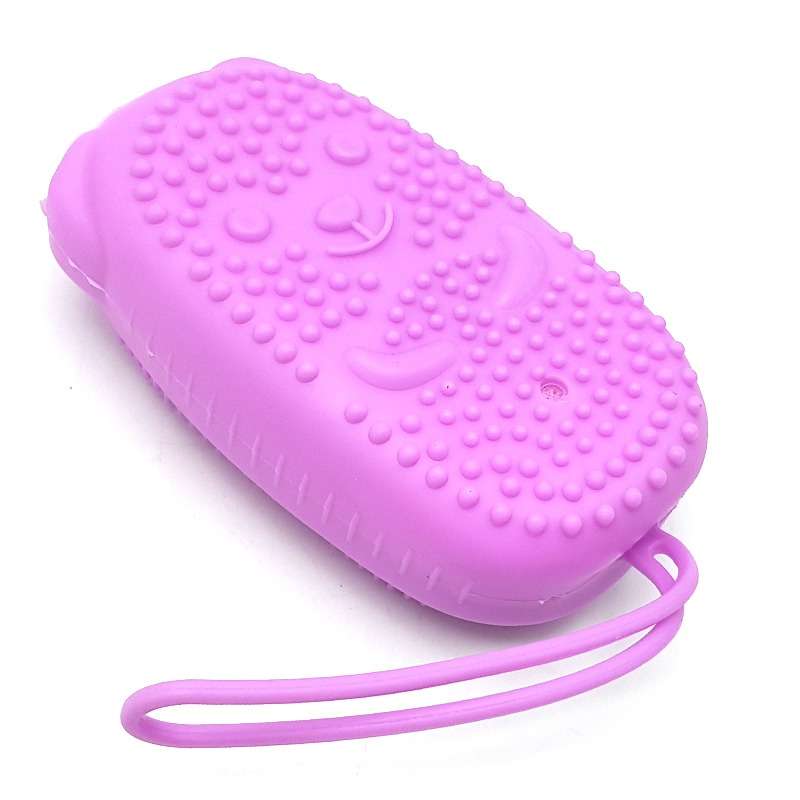 Bufftee Silicone Bath Brush-Body Cleansing Scrubber
