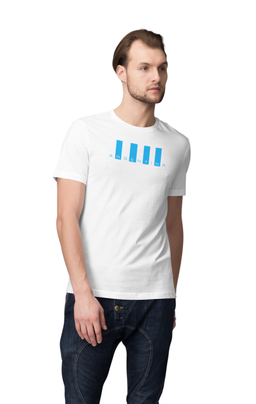 Bufftee Argentina World Cup Jersey 2022 Football Supporters T-Shirt Unisex