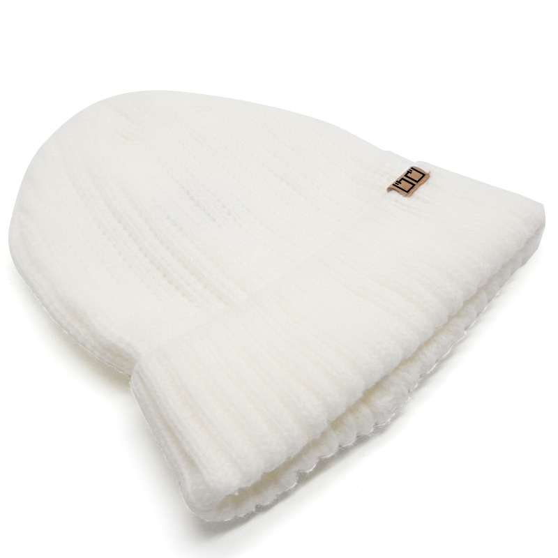 Bufftee Winter Warm Knitted Beanie Thick Cuff- Snow Avalanche