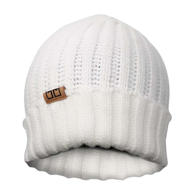 Bufftee Winter Warm Knitted Beanie Thick Cuff- Snow Avalanche