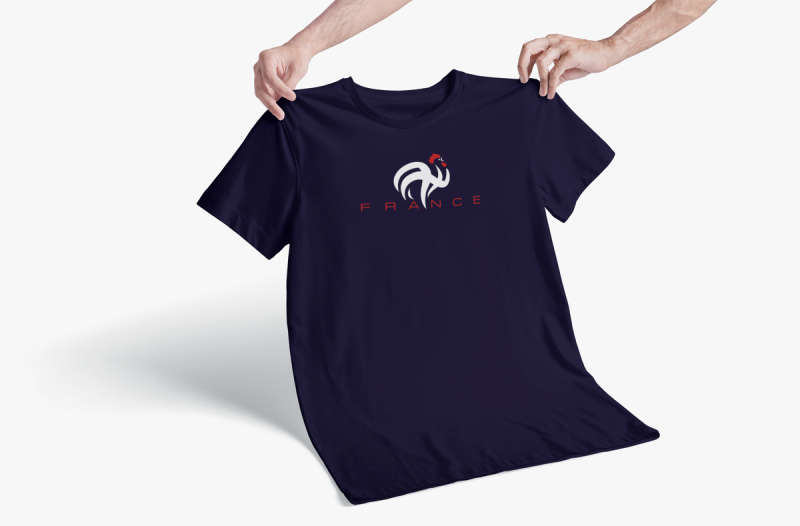 Bufftee France World Cup Jersey 2022 Football Supporters T-Shirt Unisex