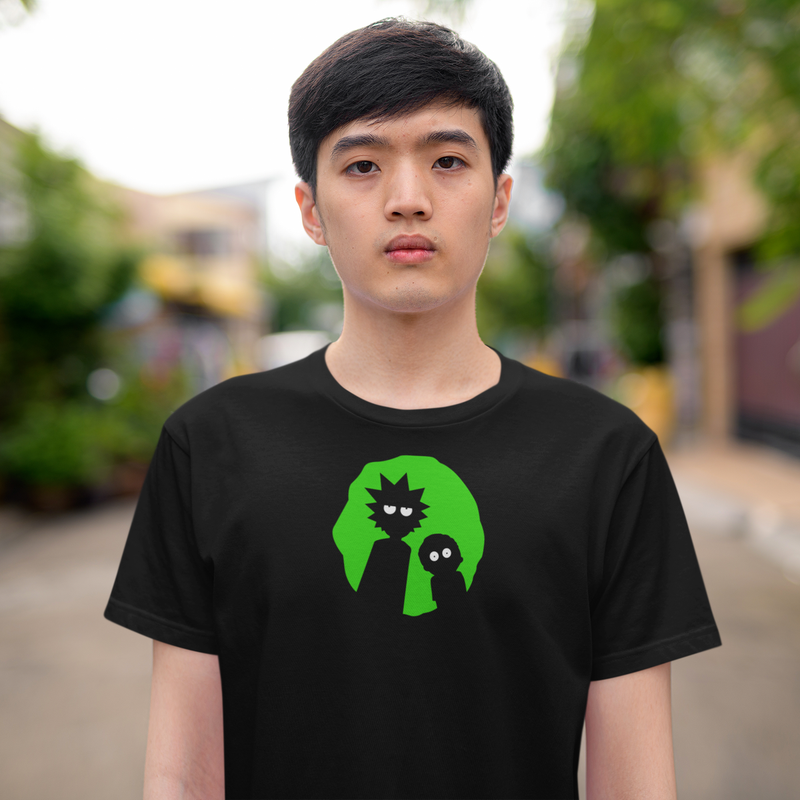 Bufftee - Portal Peeps Glow in the Dark Rick and Morty T-shirt Rick &amp; Morty