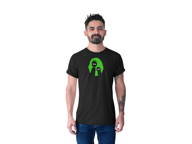Bufftee - Portal Peeps Glow in the Dark Rick and Morty T-shirt Rick &amp; Morty