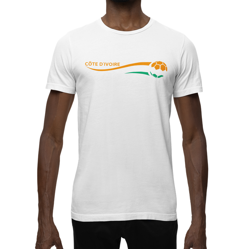 Bufftee Ivory Coast AFCON '24 Football Supporters T-Shirt - Unisex