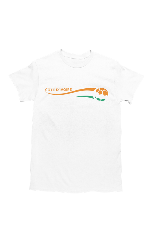 Bufftee Ivory Coast AFCON '24 Football Supporters T-Shirt - Unisex