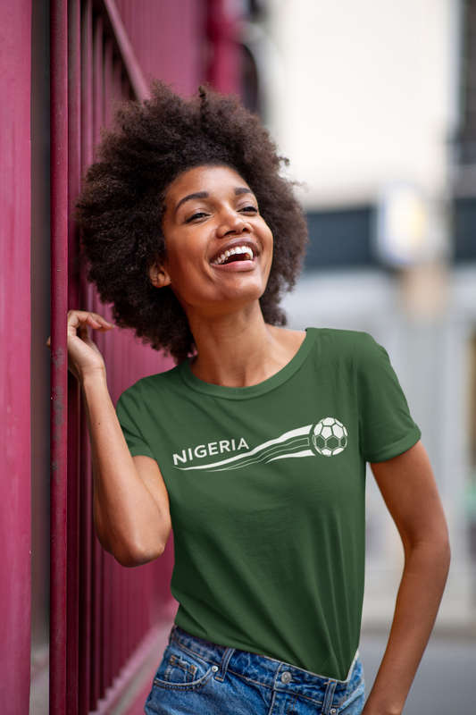Bufftee Nigeria Away AFCON '24 Football Supporters T-Shirt - Unisex