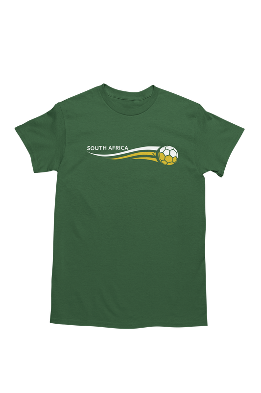 Bufftee South Africa AFCON '24 Football Supporters T-Shirt - Unisex