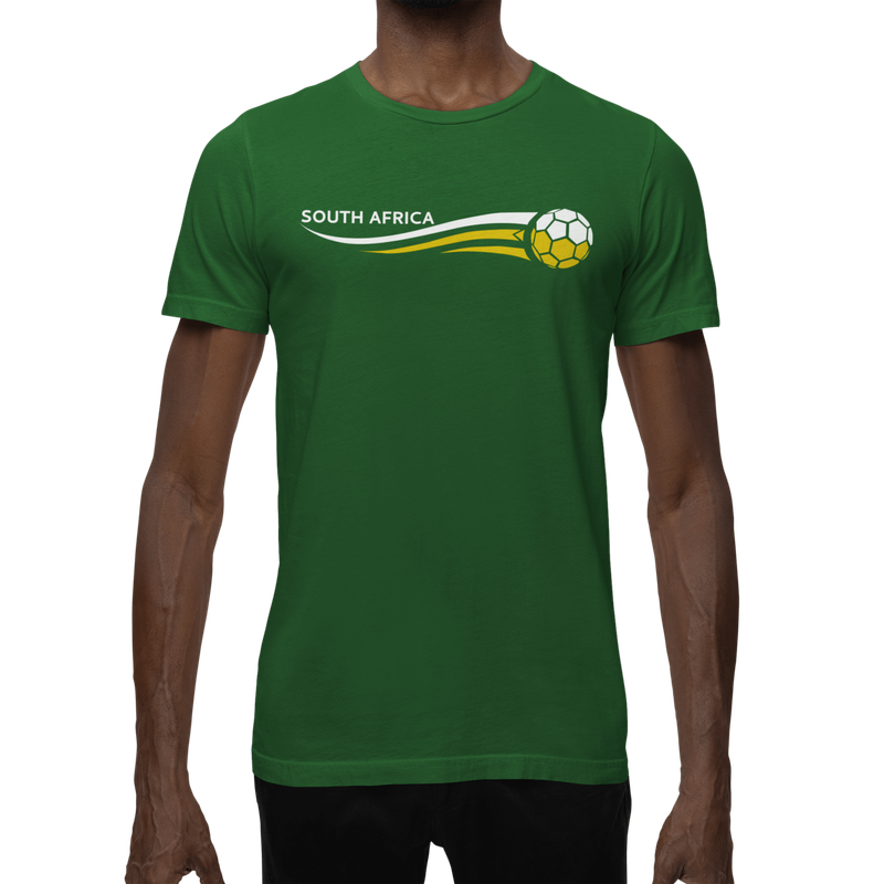 Bufftee South Africa AFCON '24 Football Supporters T-Shirt - Unisex