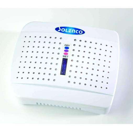 Solenco Rechargeable Mini Cupboard Dehumidifier - Solenco 1kg
