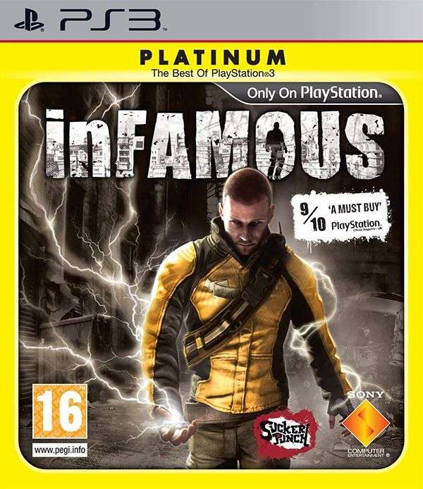 inFamous - Platinum (PS3)(Pwned) - Sony (SIE / SCE) 120G