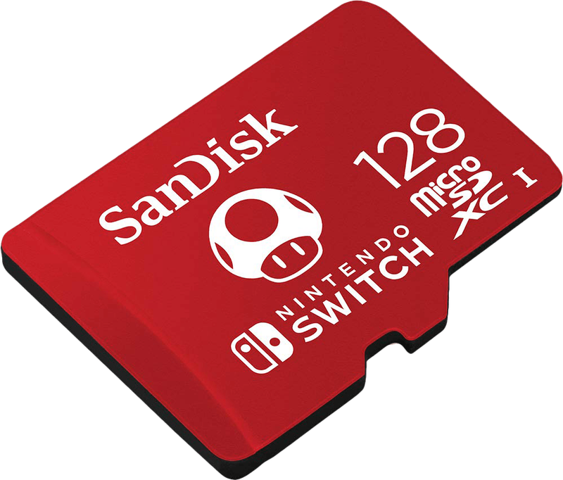 128GB Sandisk microSDXC for Nintendo Switch - Class UHS 3 - Limited Mario Edition (NS /