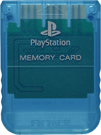1MB PlayStation / PSX / PSone Memory Card - Island Blue (PS1)(Pwned) - Sony (SIE / SCE) 20G