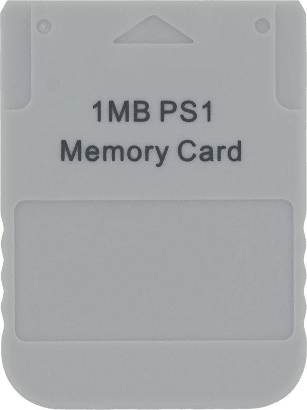 1MB PlayStation Memory Card - Generic (PS1)(New) - Various 20G