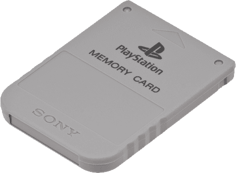 1MB PlayStation / PSX / PSone Memory Card - Grey (PS1)(Pwned) - Sony (SIE / SCE) 20G