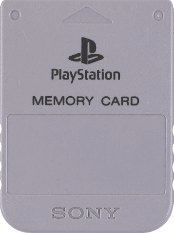 1MB PlayStation / PSX / PSone Memory Card - Grey (PS1)(Pwned) - Sony (SIE / SCE) 20G