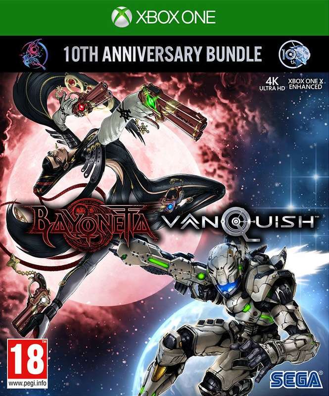 2 in 1: Bayonetta & Vanquish - 10th Anniversary Bundle (Xbox One)(New) - SEGA 120G
