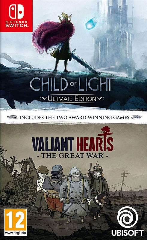 2 in 1: Child of Light - Ultimate Edition + Valiant Hearts: The Great War (NS / Switch)(New) -