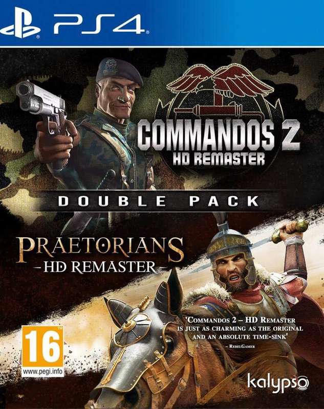 2 in 1: Commandos 2 & Praetorians HD Remaster (PS4)(New) - Kalypso 90G