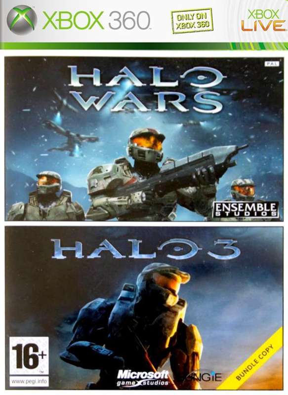 2 in 1: Halo Wars + Halo 3 (Xbox 360)(Pwned) - Microsoft / Xbox Game Studios 200G