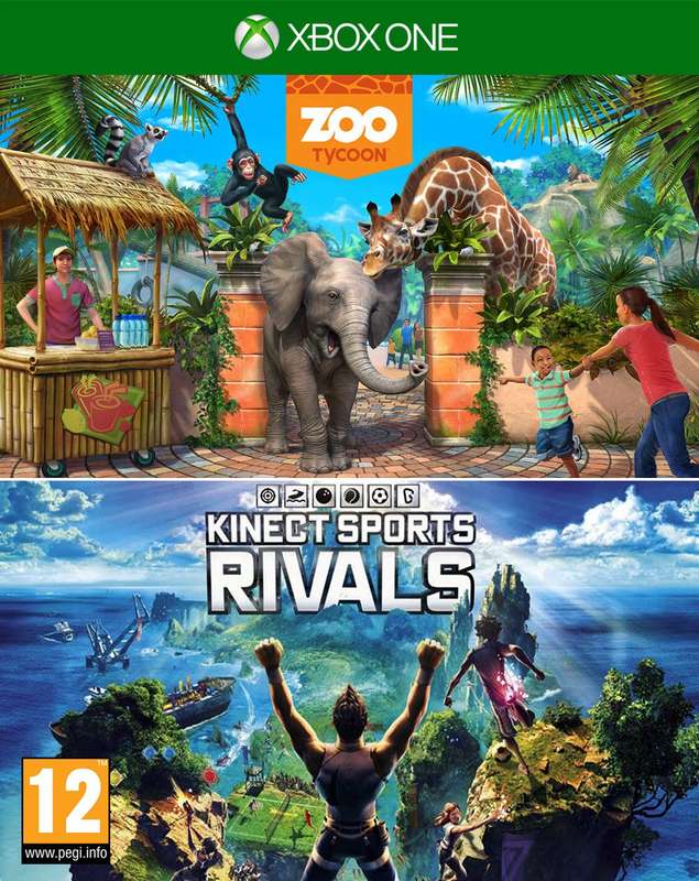 2 in 1: Zoo Tycoon + Kinect Sports Rivals (Xbox One)(Pwned) - Microsoft / Xbox Game Studios 90G