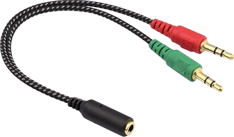 3.5mm Aux Audio Splitter Cable - 1x Female to 2x Male (New) - Various 50G