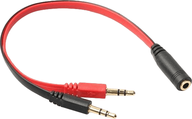 3.5mm Aux Audio Splitter Cable - 1x Female to 2x Male (New) - Various 50G