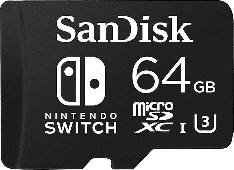 64GB Sandisk microSDXC for Nintendo Switch - Class 3 (NS / Switch)(New) - SanDisk 100G