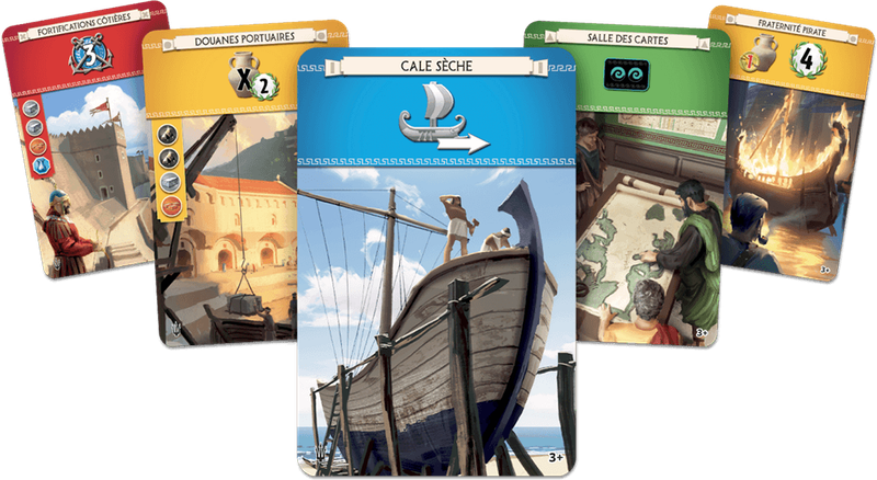 7 Wonders: Armada Expansion - 2nd Edition (New) - Repos Production 1000G