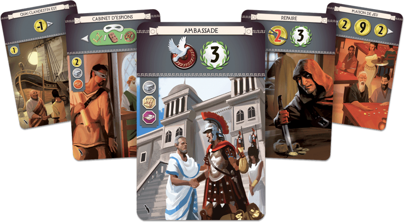 7 Wonders: Cities Expansion - 2nd Edition (New) - Repos Production 1000G