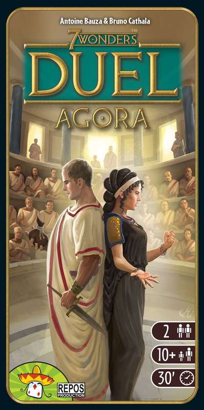 7 Wonders: Duel - Agora Expansion (New) - Repos Production 450G