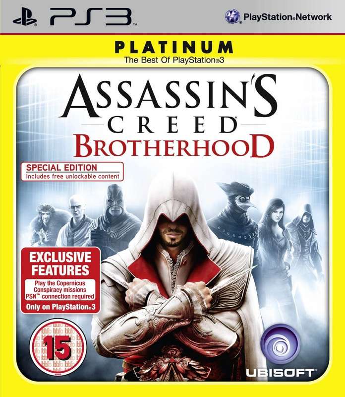 Assassin's Creed: Brotherhood - Platinum (PS3)(Pwned) - Ubisoft 120G